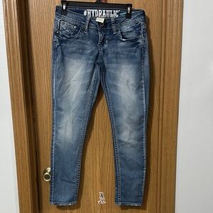 Hydraulic Women's Faded Blue Skinny Jeans